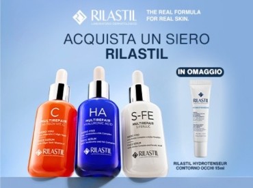 Contorno Occhi Rilastil in OMAGGIO con Ogni Prodotto